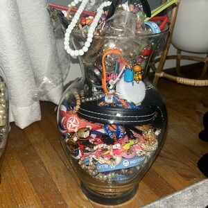 Antique jewelry jar!